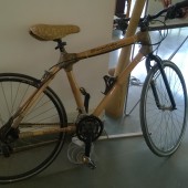 Hand crafted Bamboo bicycle. National Institute of Design (NID), Bangalore