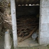 Govt built Toilet used for wood storage