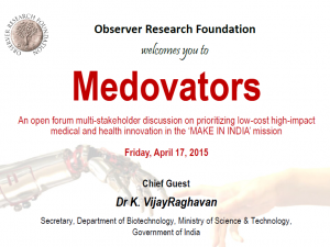 Medovator - Round Table by ORF @ Mumbai