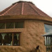 Earthship, house built with waste, Kodaikanal