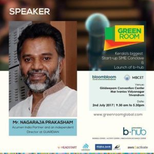GREENROOM – SME-Startup Conclave, Trivandrum