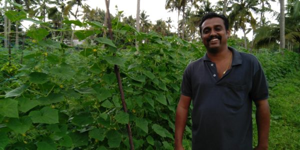 Renjith Ravindran, Young Farmer, Ashtamichira, Mala, Kerala