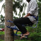 Shamil Salam – Coconut Climbing Machine, Areacode, Kerala.